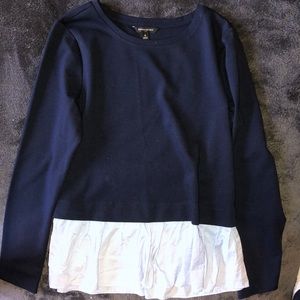 Banana republic blouse top with linen bottom